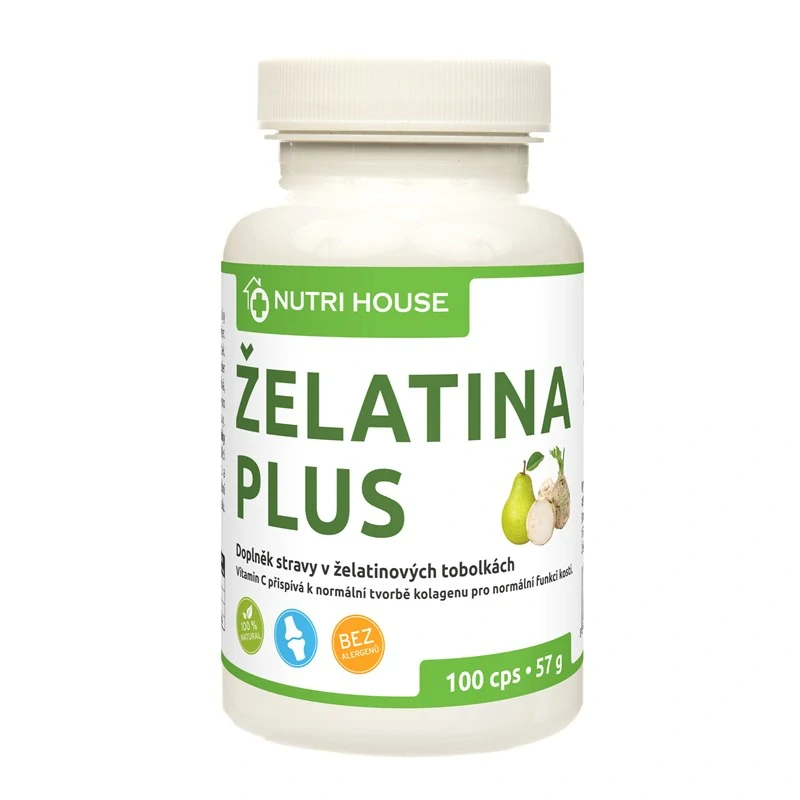 NutriHouse ŽELATINA PLUS 100 cps.