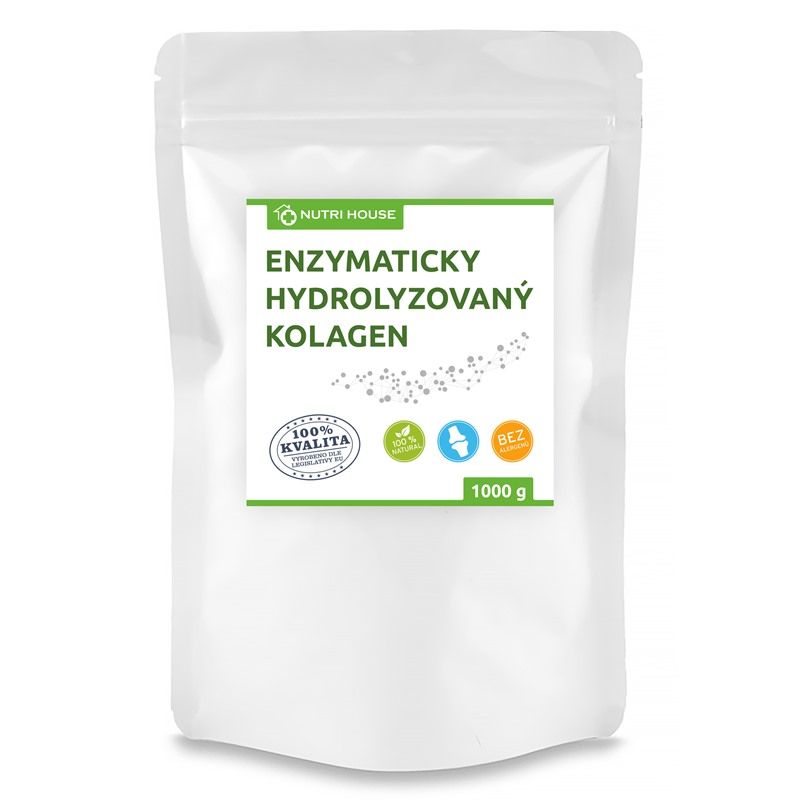 NutriHouse ENZYMATICKY HYDROLYZOVANÝ KOLAGEN 1 KG SÁČEK
