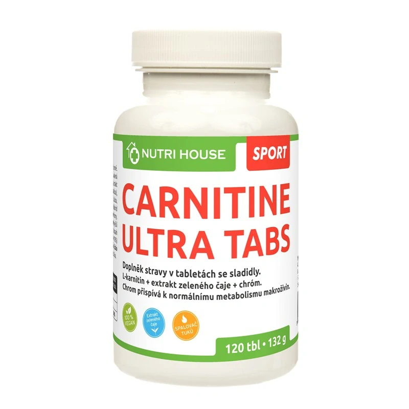 NutriHouse CARNITINE ULTRA TABS 120 tbl.
