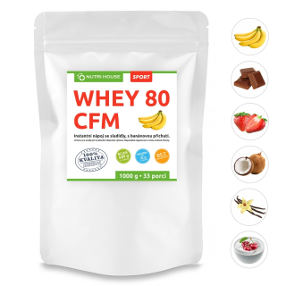 NutriHouse WHEY 80 CFM 1000 g sáček